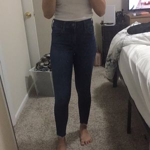 High Waisted Skinny Jeans (Petite)